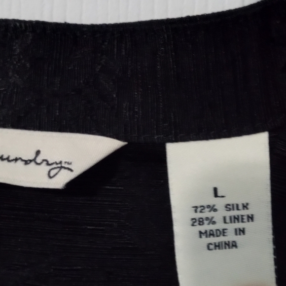 French Laundry Black Button Up Shirt - Picture 4 of 6